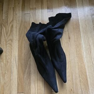 Navid O Nadia Black Heeled Boots